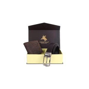 LONDON ALLEY ELK Vintage Brown Leather Wallet